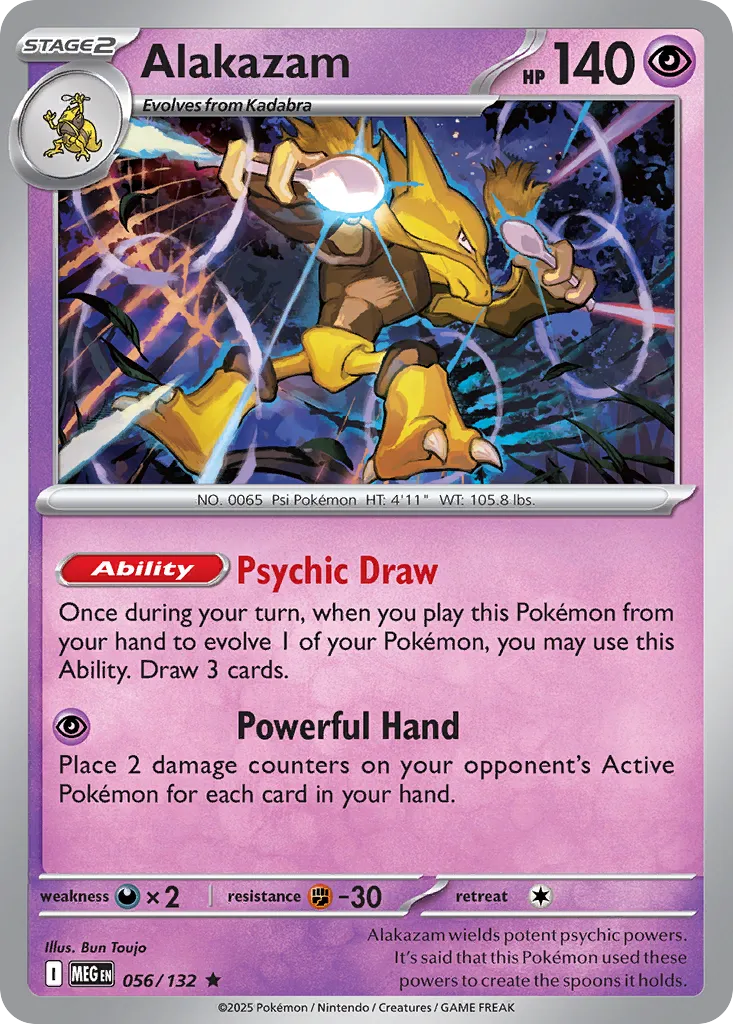 Alakazam 056/132 ME01