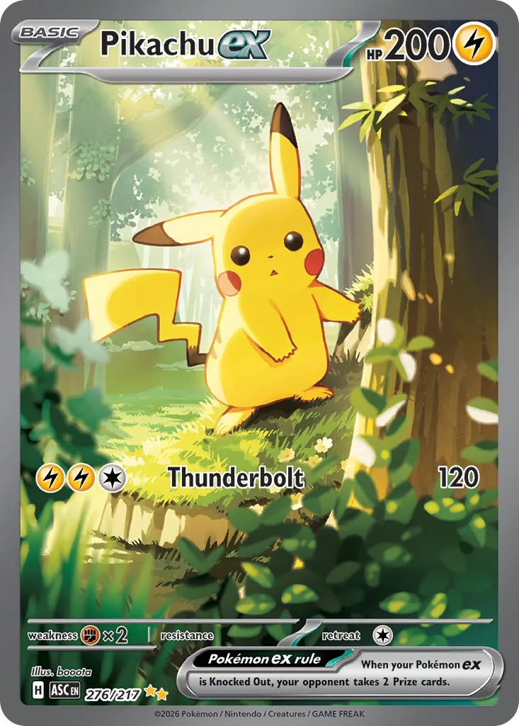 Pikachu ex 276/217 ME03