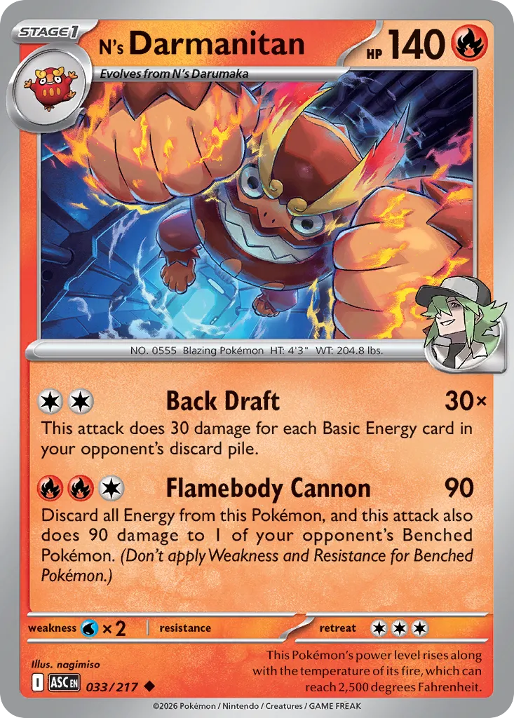 N’s Darmanitan 033/217 ME03