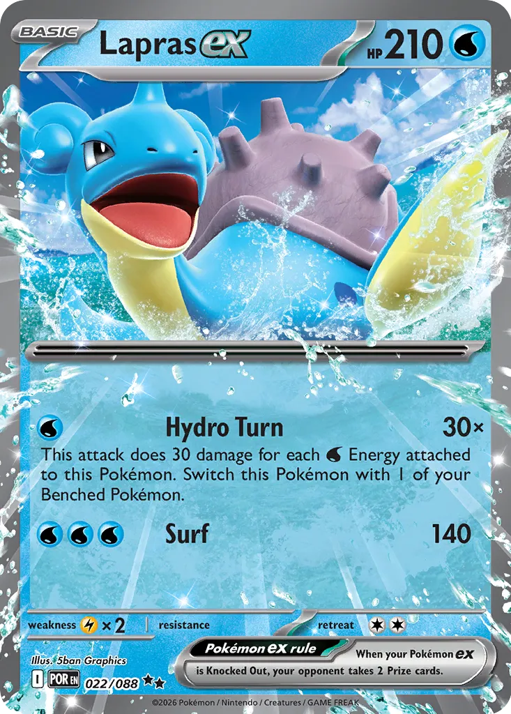 Lapras EX 022/088 ME04