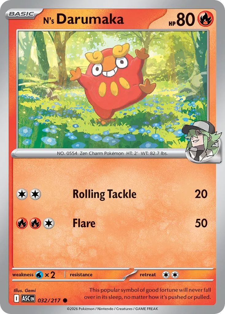 N’s Darumaka 032/217 ME03
