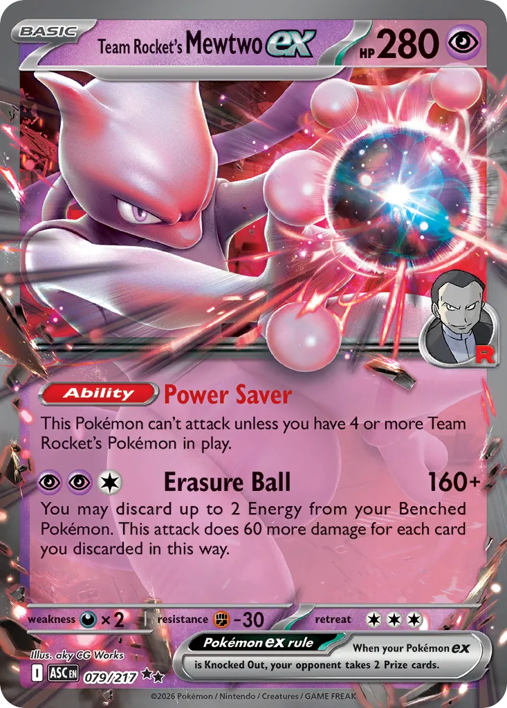 Team Rocket’s Mewtwo ex 079/217 ME03