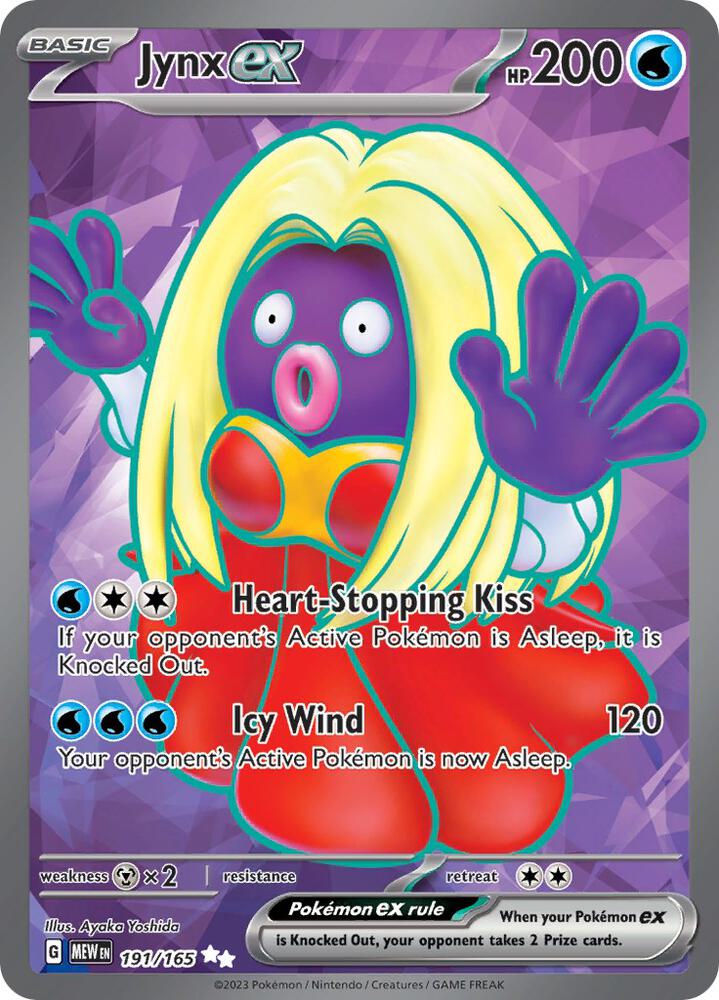 Jynx ex 191/165 MEW 151 English NM