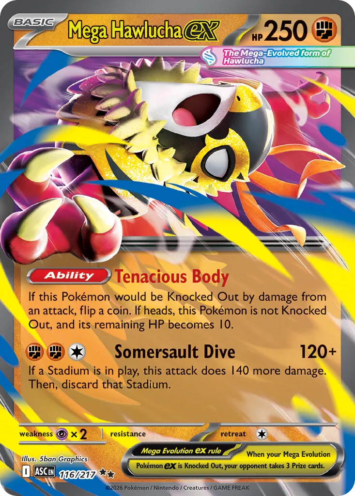 Mega Hawlucha ex 116/217 ME03