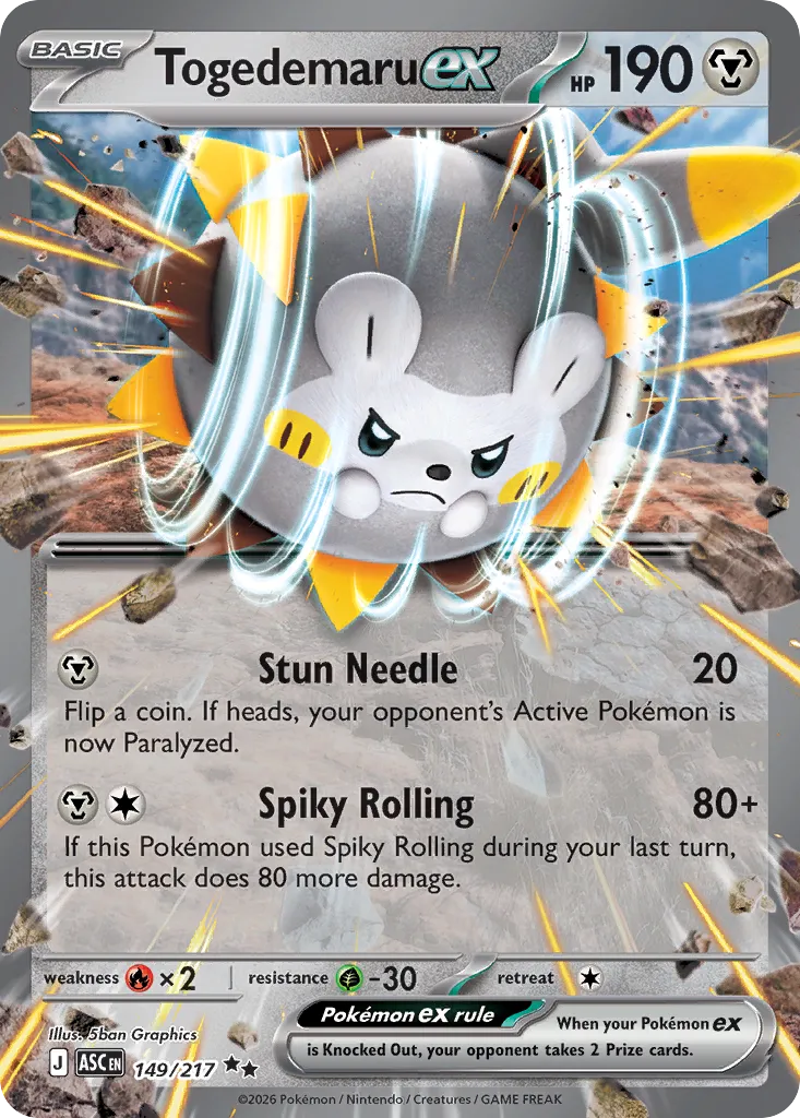 Togedemaru ex 149/217 ME03