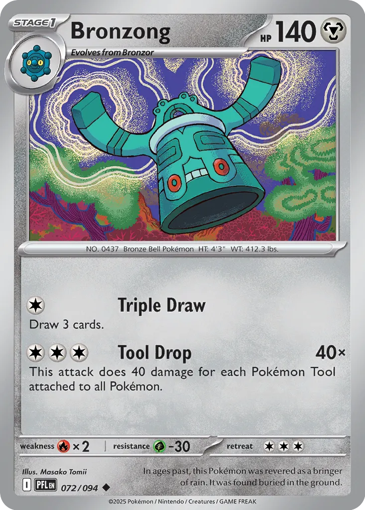 Bronzong 072/094 ME02