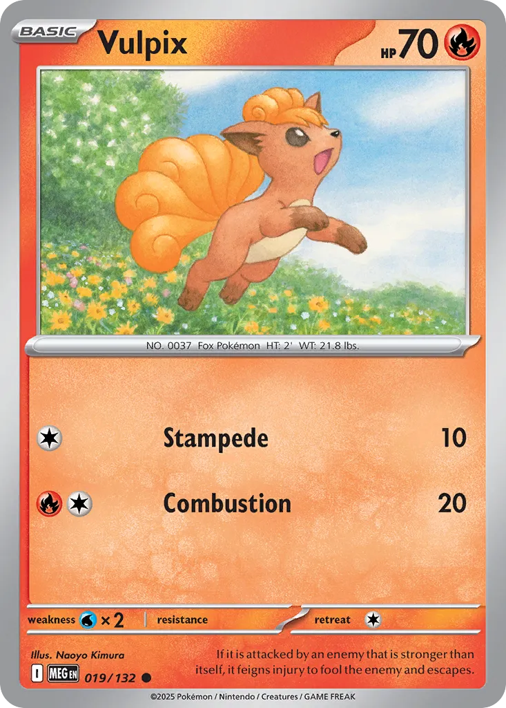 Vulpix 019/132 ME01