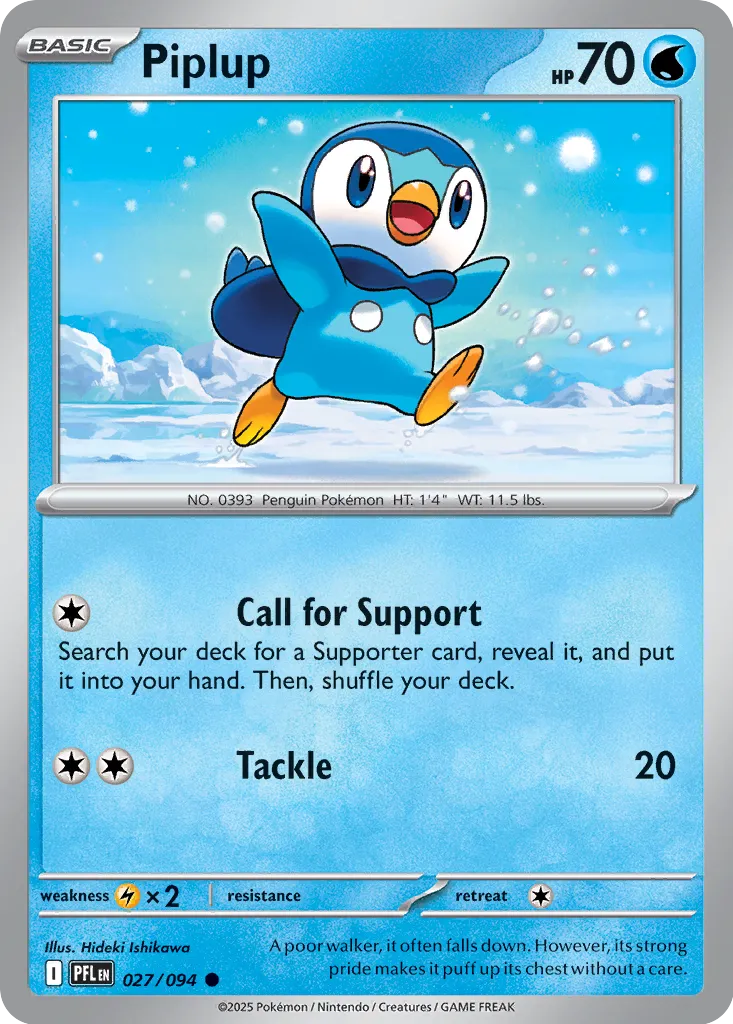 Piplup 027/094 ME02