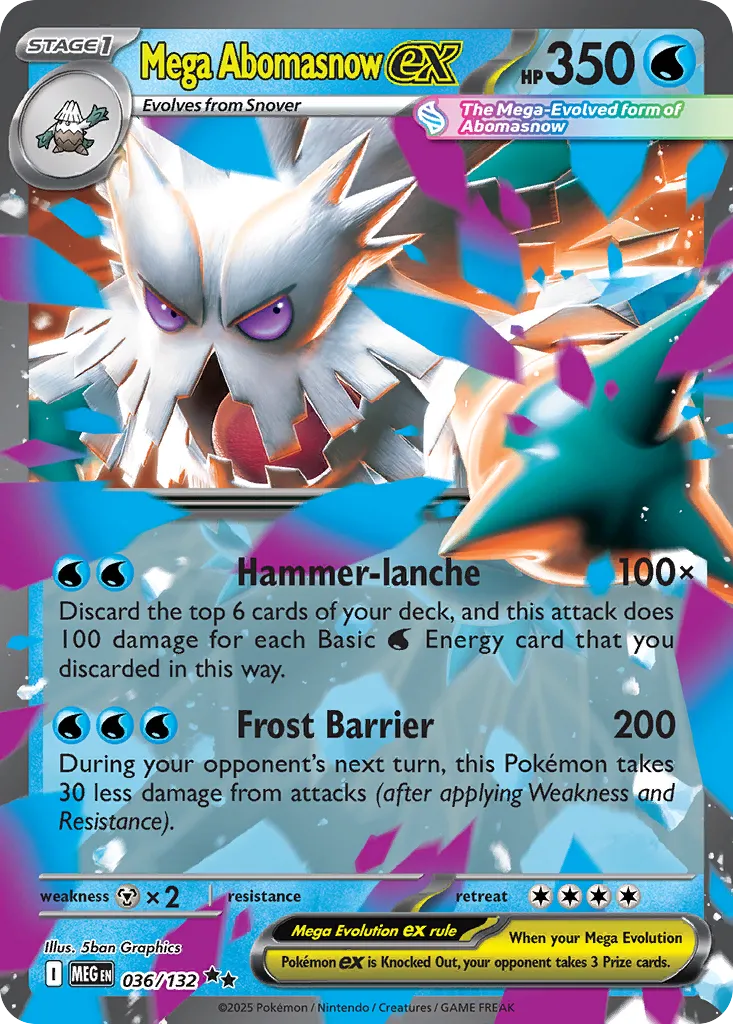 Mega Abomasnow ex 036/132 ME01