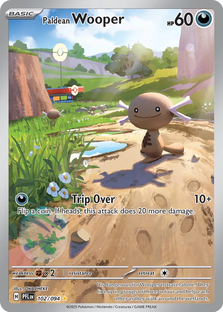 Paldean Wooper 102/094 ME02
