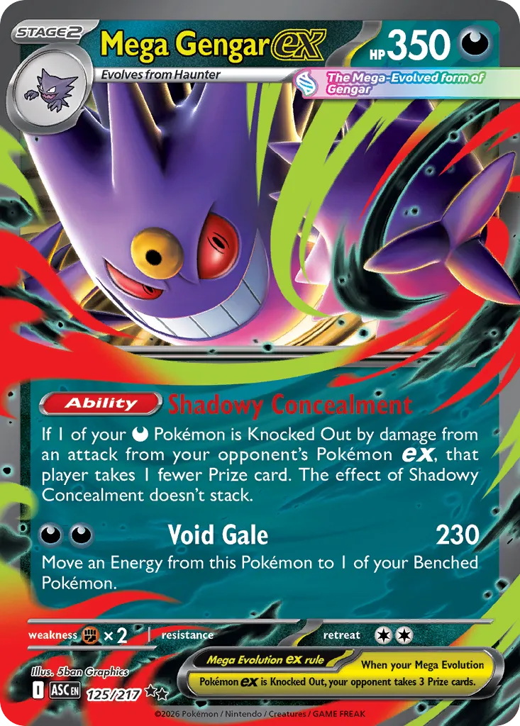 Mega Gengar ex 125/217 ME03