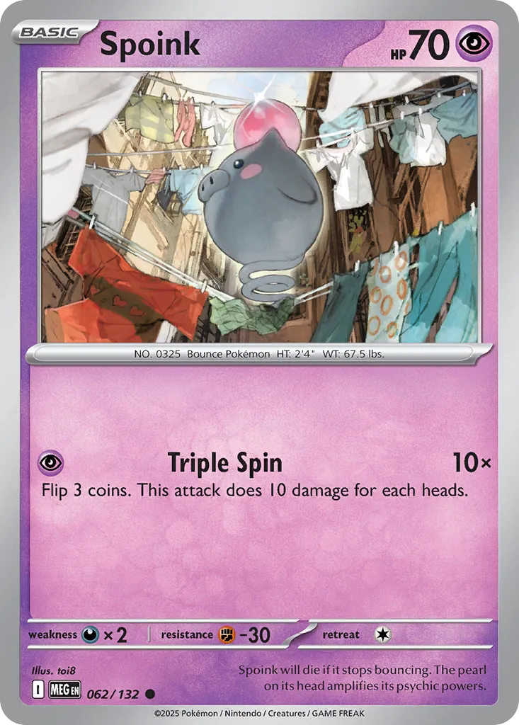 Spoink 062/132 ME01