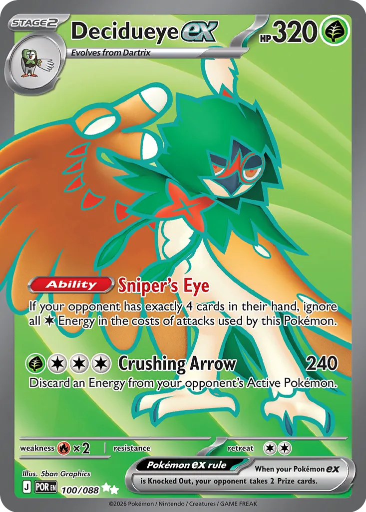 Decidueye 100/088 ME04