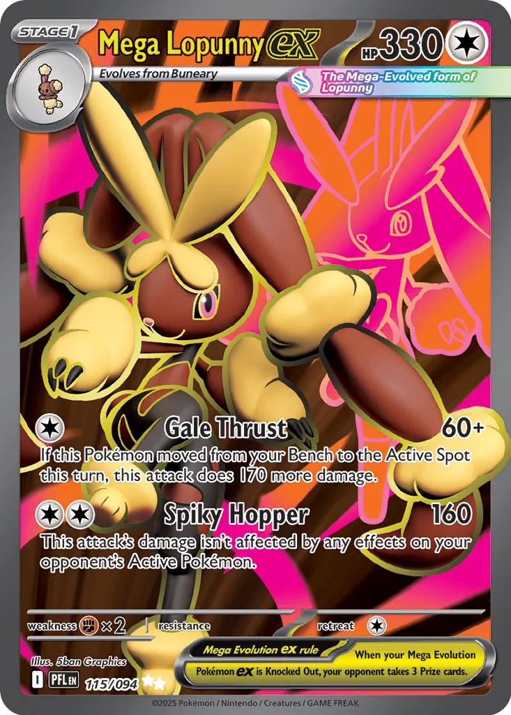 Mega Lopunny ex UR 115/094 ME02