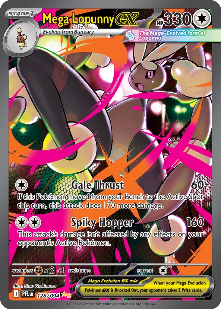 Mega Lopunny ex SIR 128/094 ME02