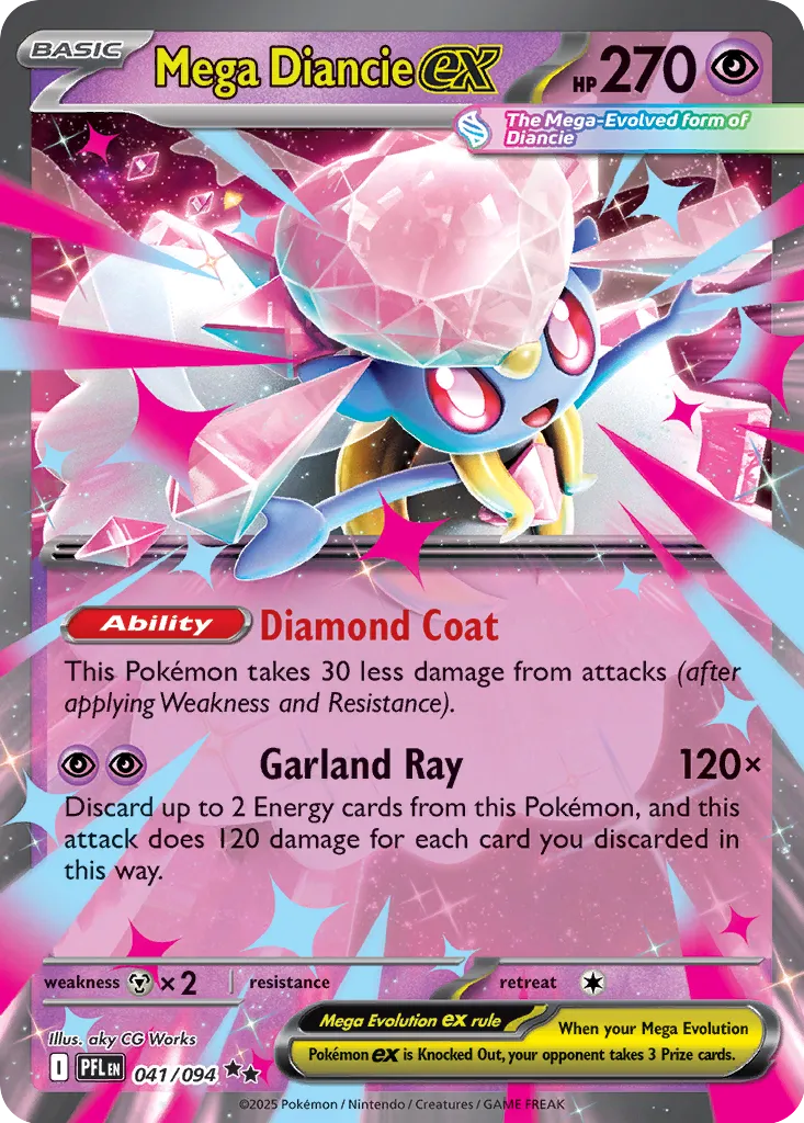 Mega Diancie ex 041/094 ME02