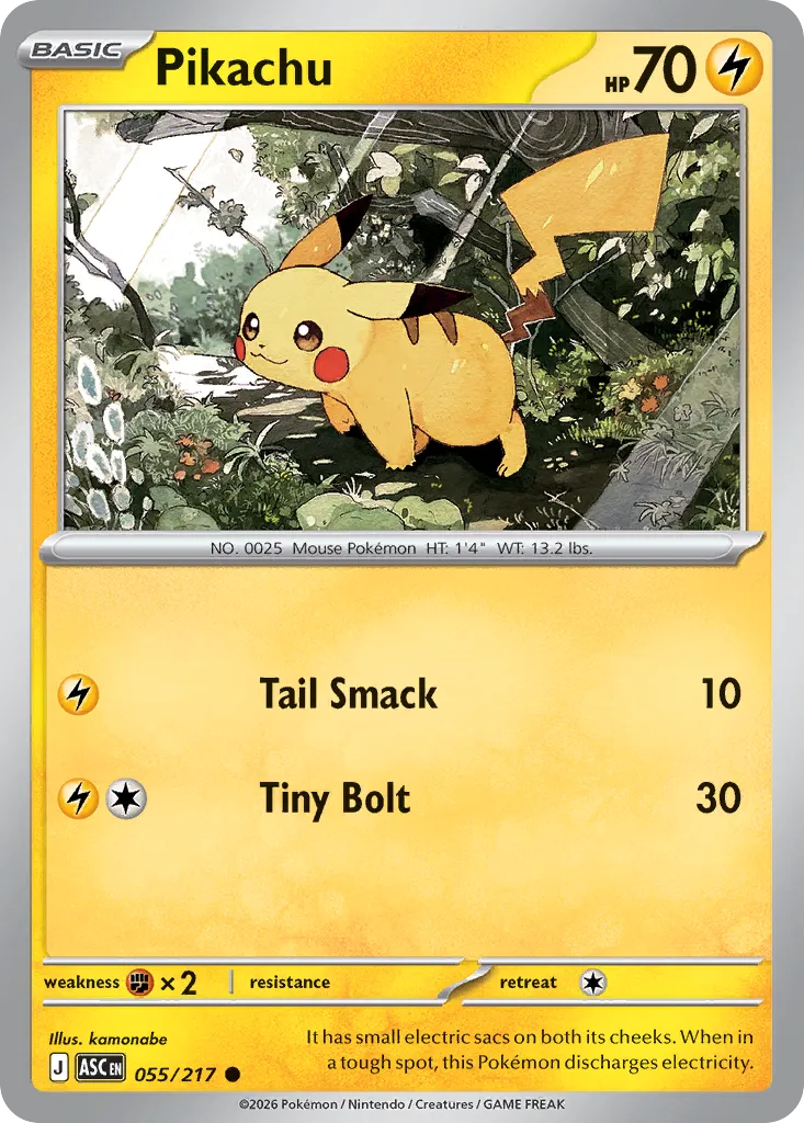 Pikachu 055/217 ME03