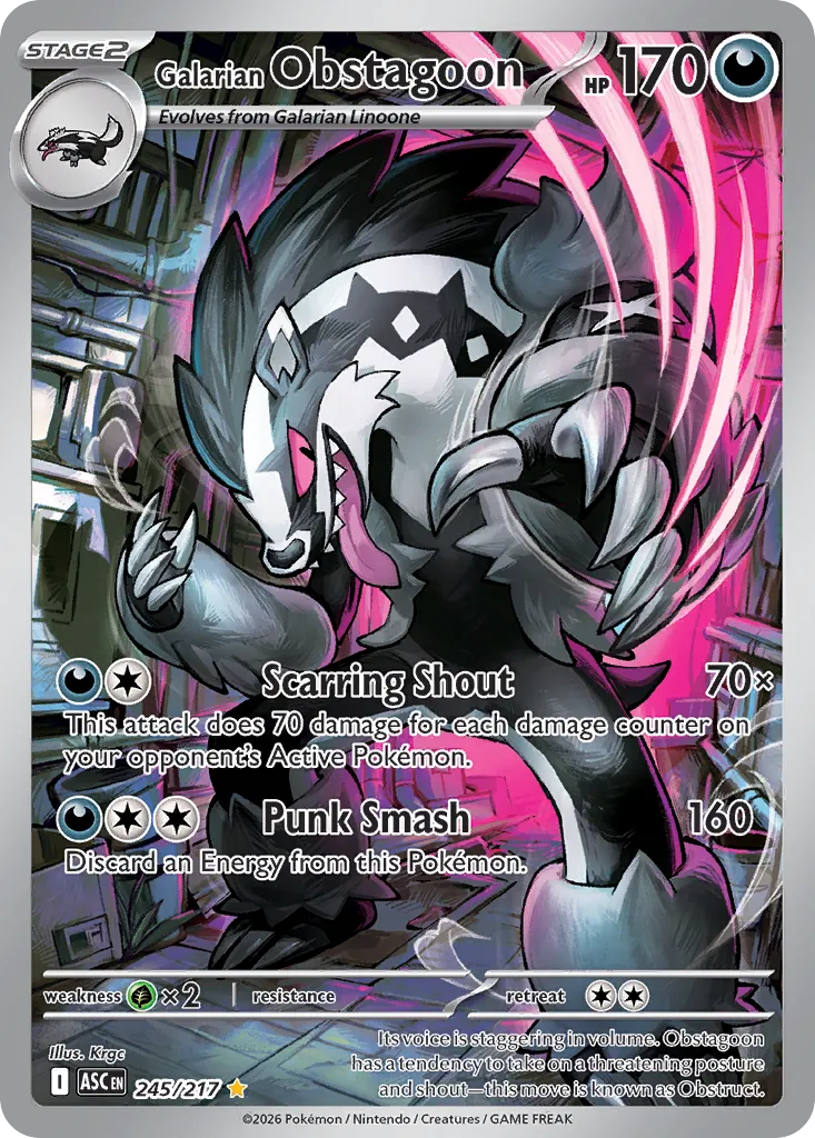 Galarian Obstagoon 245/217 ME03