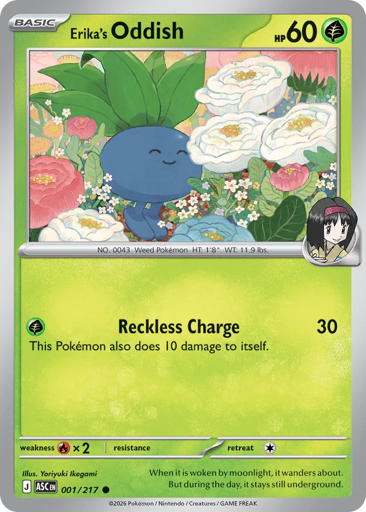 Erika's Oddish 001/217 ME03