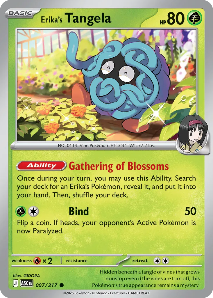 Erika's Tangela 007/217 ME03