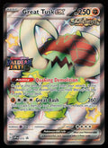 Great Tusk ex 072 And Iron Treads ex 073 Paldean Fates Stamped Promos English NM