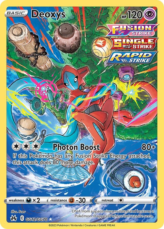 Deoxys GG12/GG70 Crown Zenith Galarian Gallery English NM